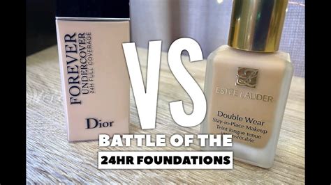 dior forever fluid vs estee lauder double wear